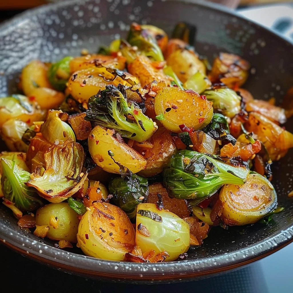 Rosenkohl Kartoffel Pfanne