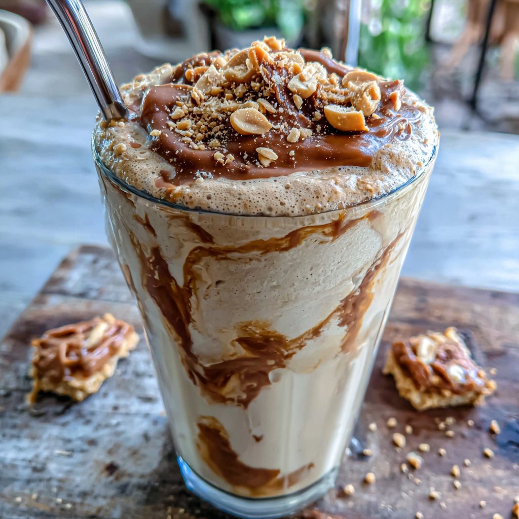 Erdnussbutter Protein Shake
