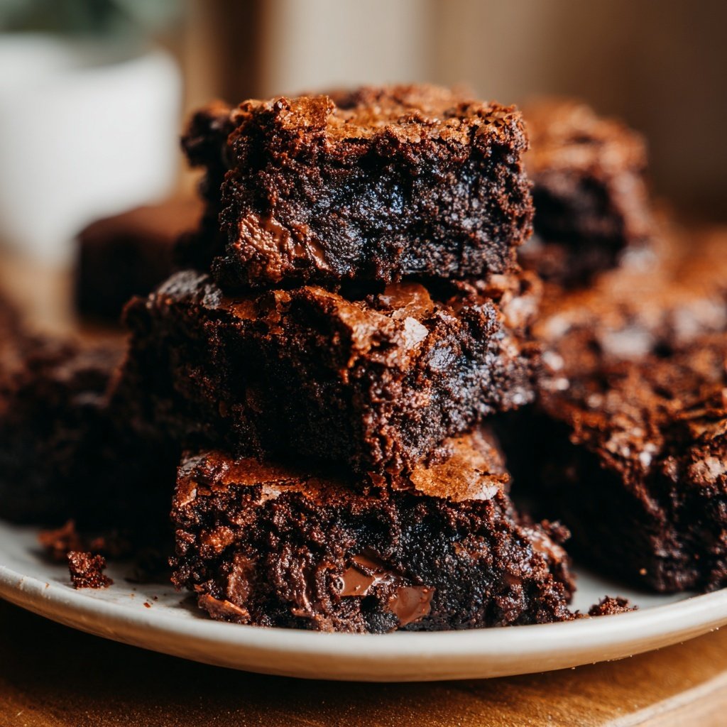 Sauerteig Abfall Brownies mit Mandelextrakt