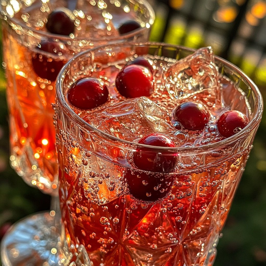 Festlicher Cranberry Winter Aperol Spritz