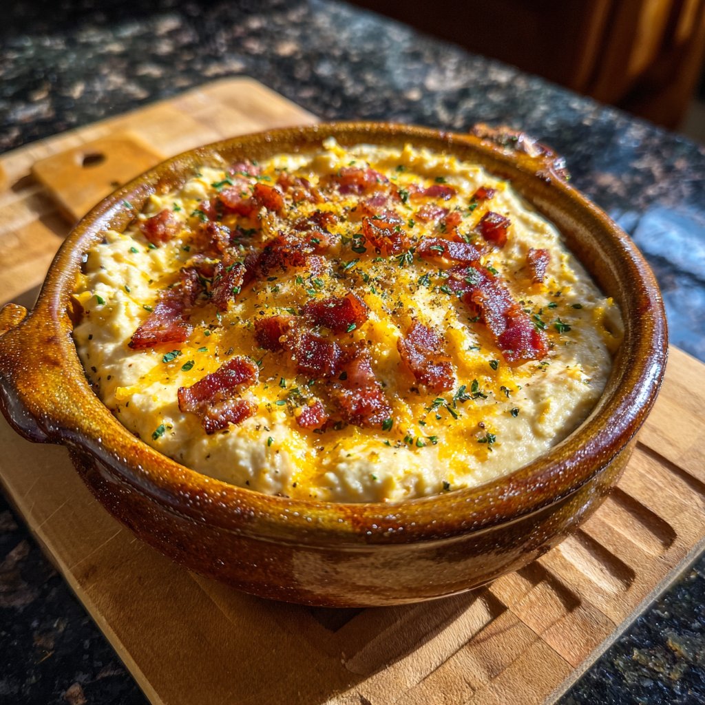 Irischer Cheddar Speck Dip