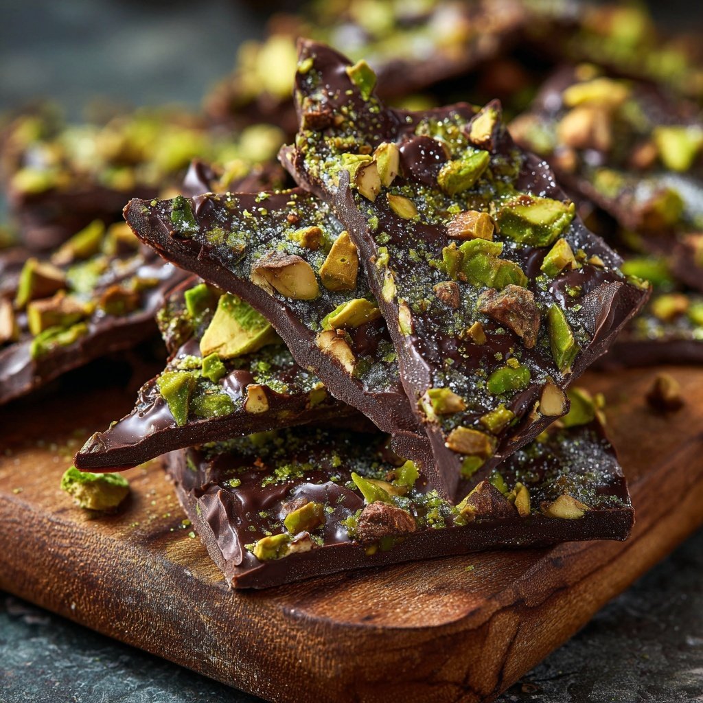 Pistazien Schoko Knusper Stücke