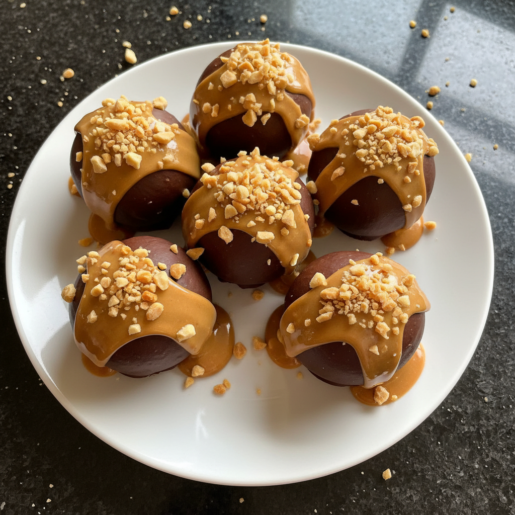Hausgemachte Reese’s Cake Pops
