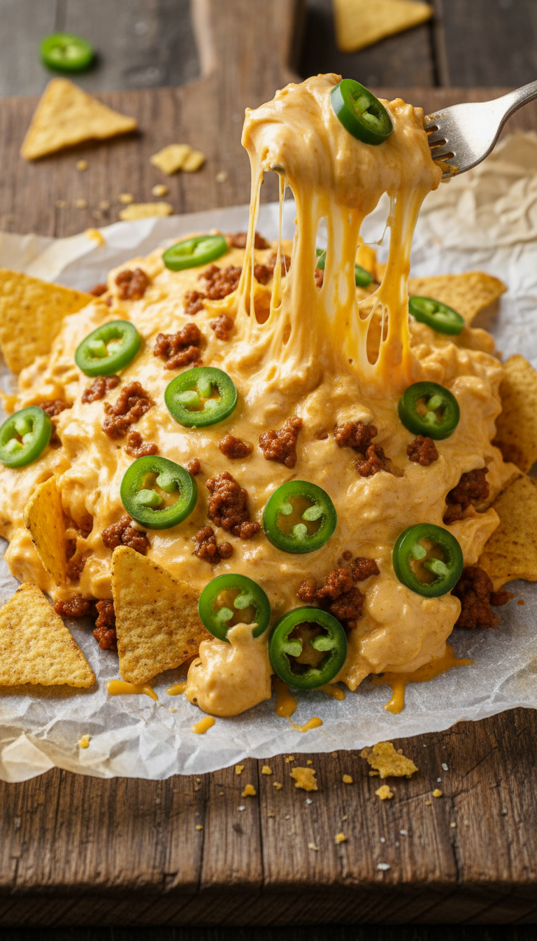 Voll Beladener Nacho Käse Dip​