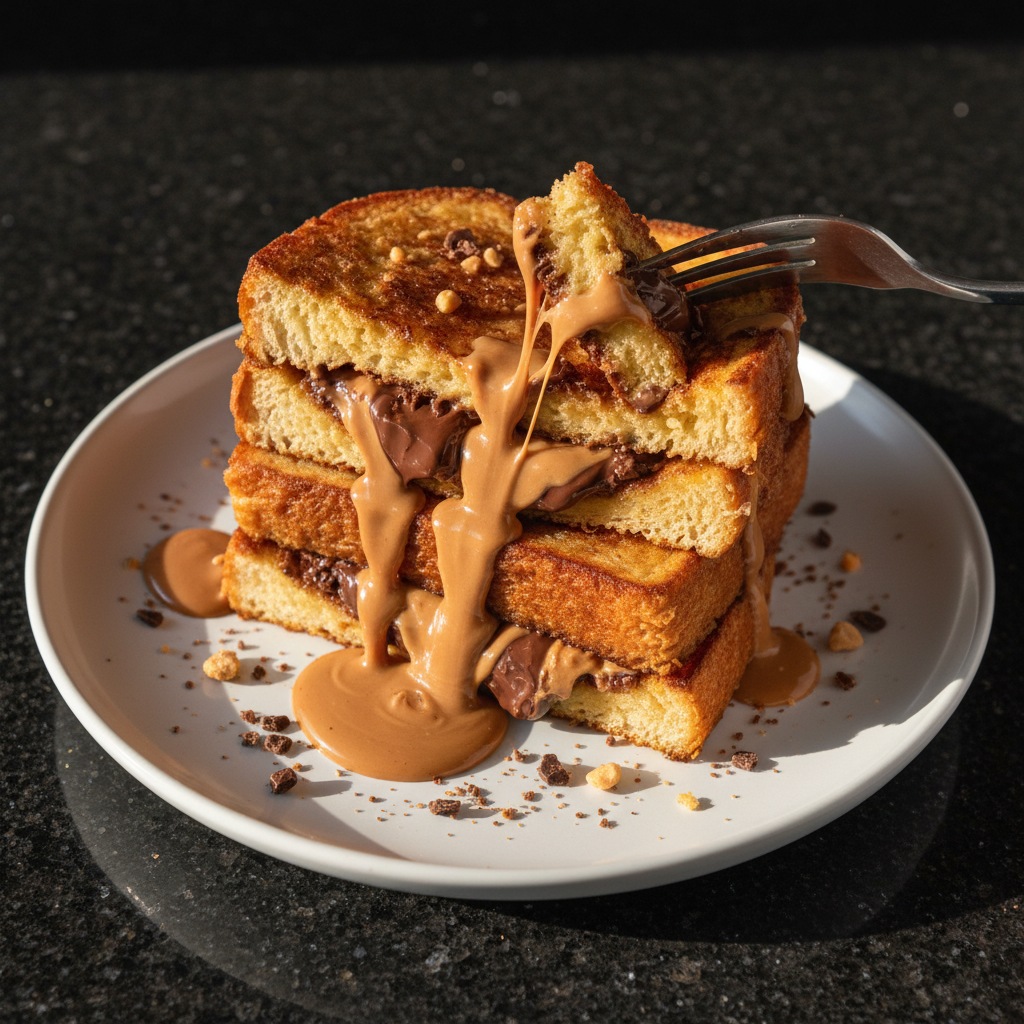 Erdnussbutter Cup French Toast