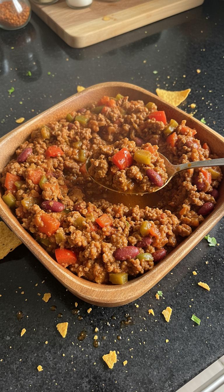 Schnelles Chili mit Hackfleisch