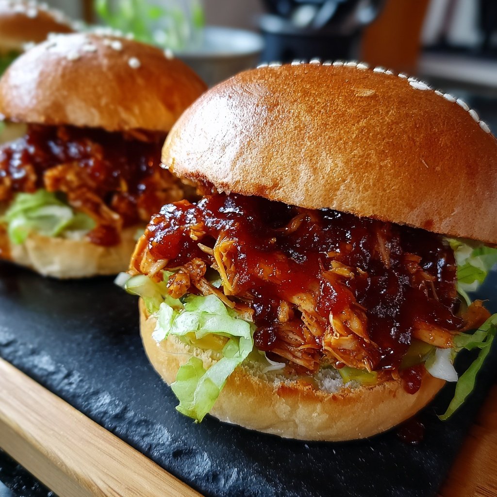 Honey BBQ Hähnchen Slider