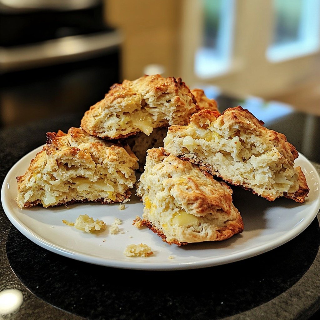 Meyer Zitronen Ingwer Scones