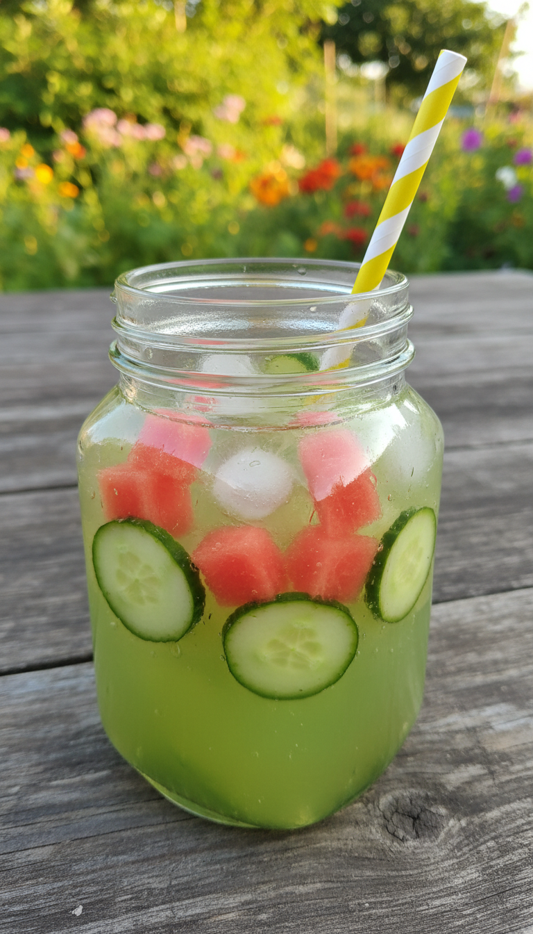 Gurken Melonen Erfrischer