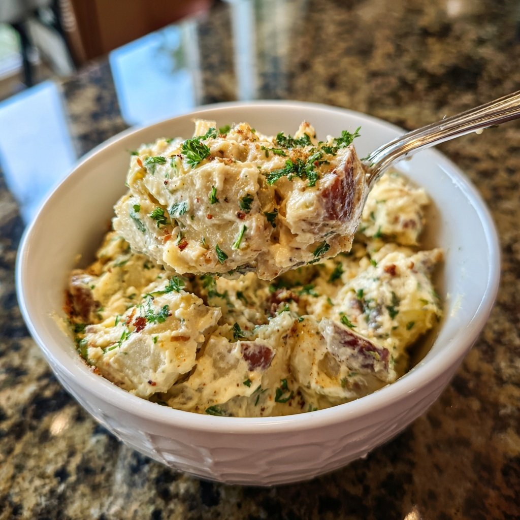 Kartoffelsalat mit Würstchen als klassisches Heiligabend-Essen​