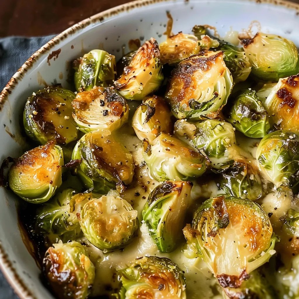 Cremige Rosenkohlpfanne