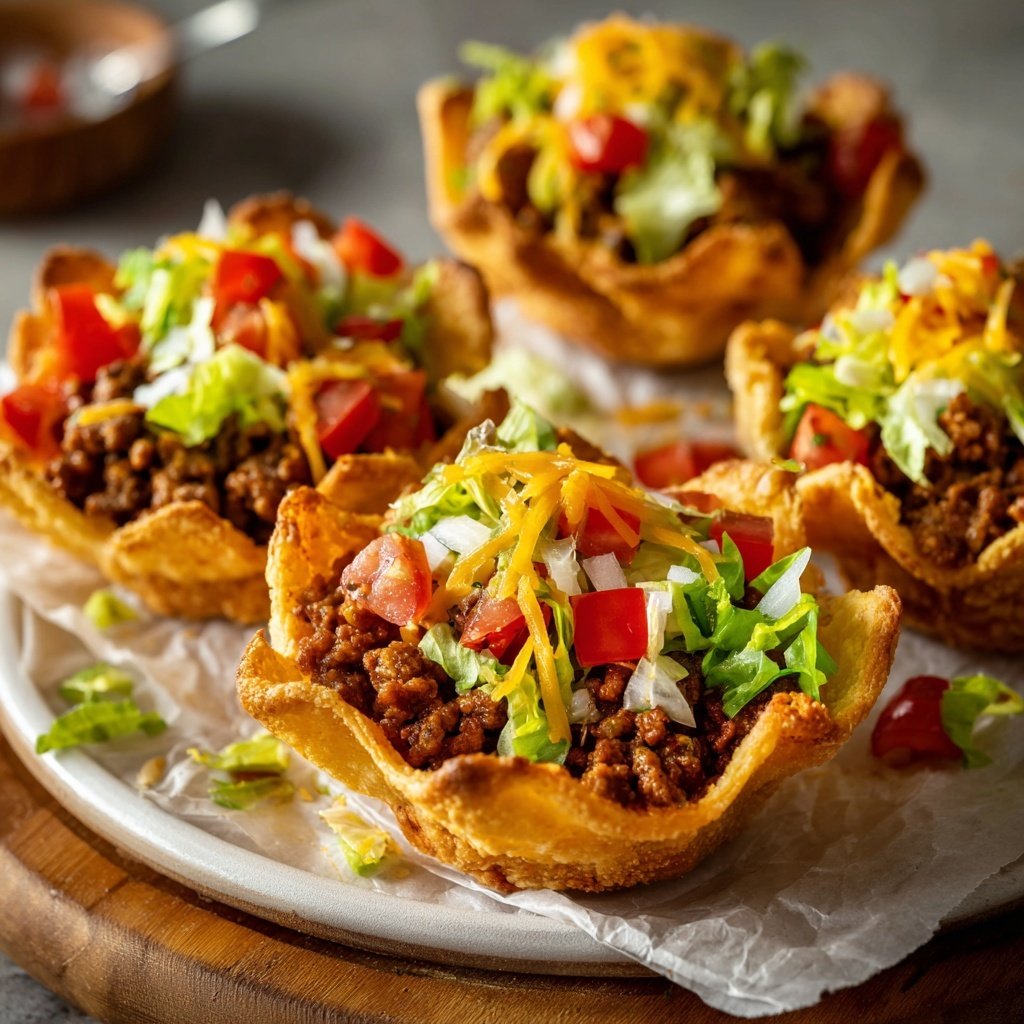 Mini Taco Salat Schälchen