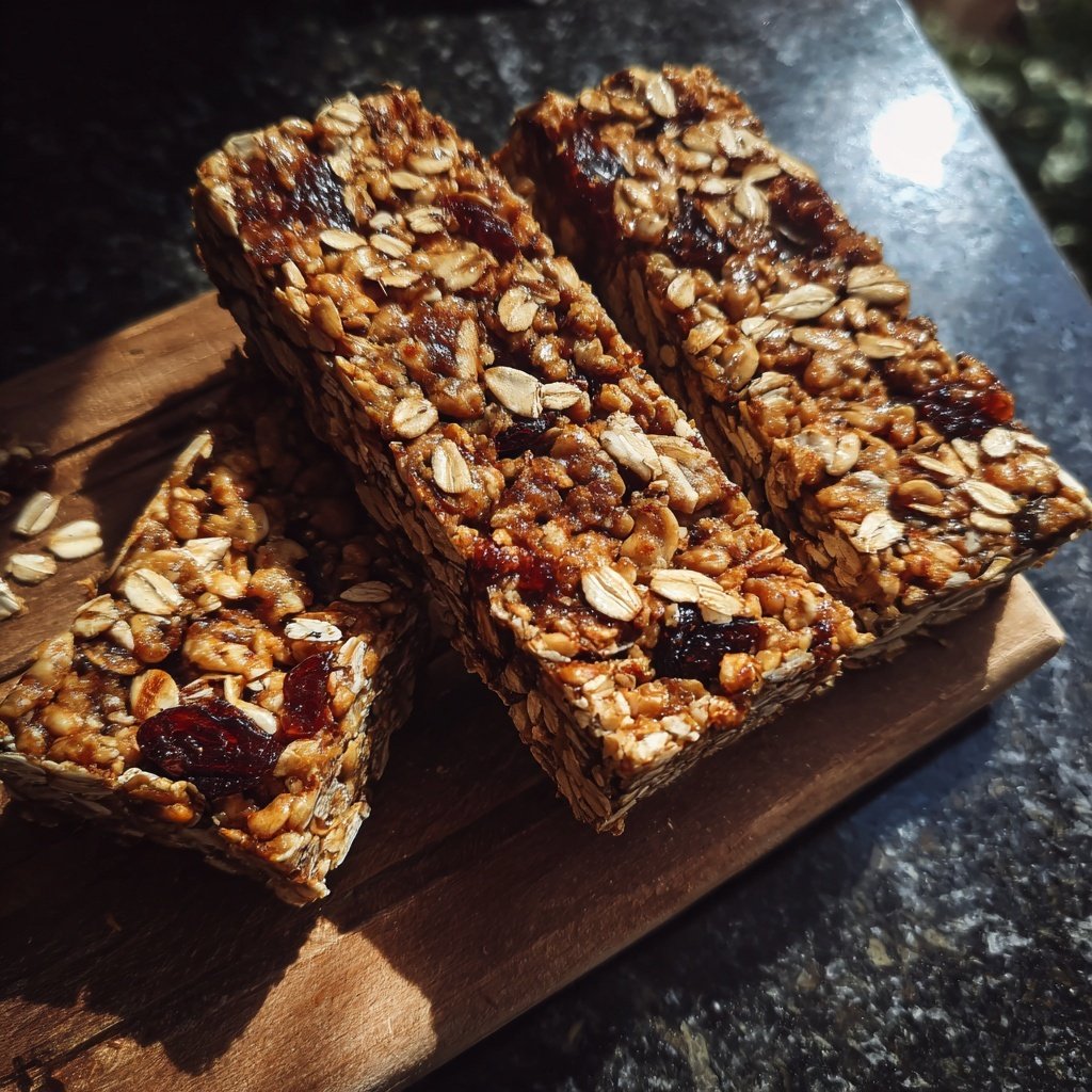 Drei Zutat Gesunde Energie Riegel