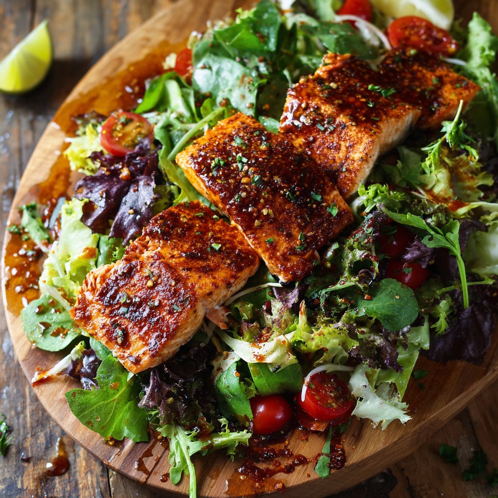 Räuchersalmon-Chipotle-Salat