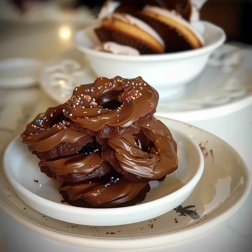 Einfaches Schokoladen-Spritzgebäck