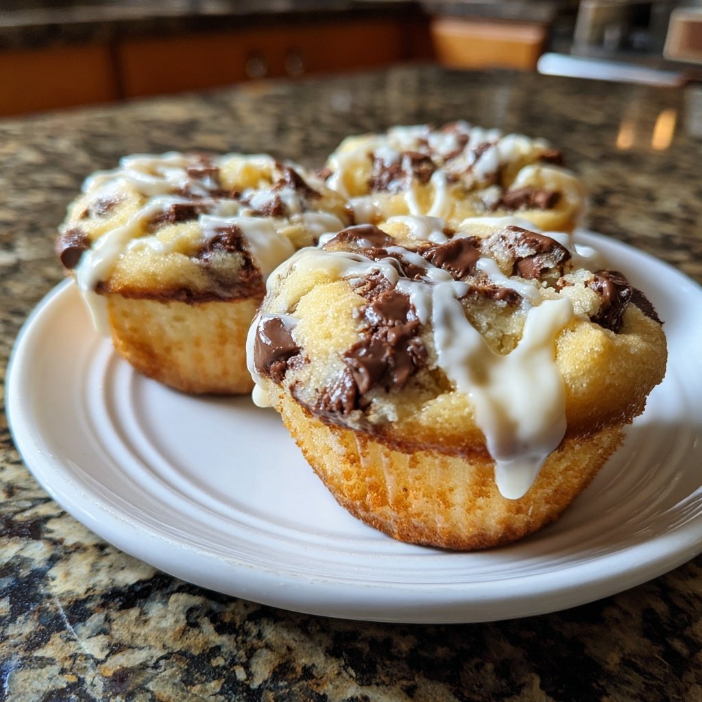 Schoko Chip Cookie Cupcakes