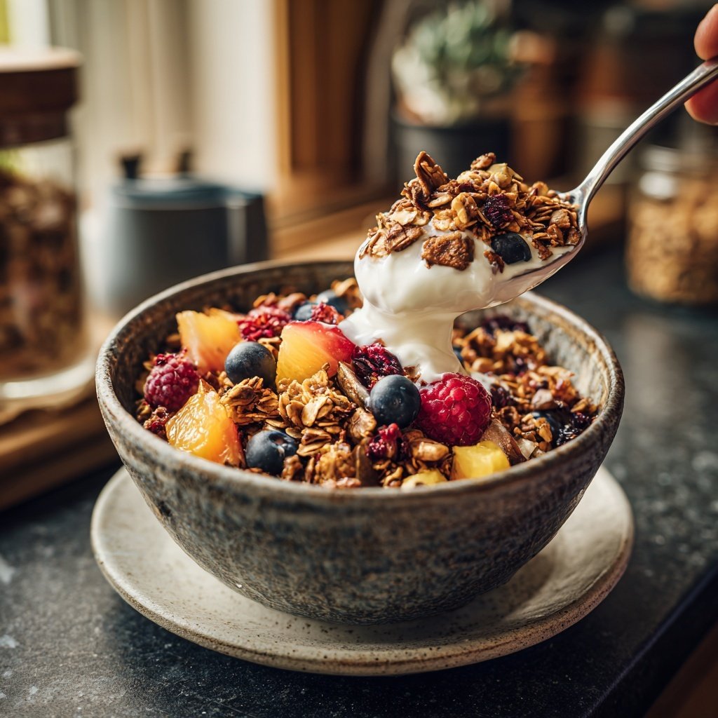 Lebkuchen-Gewürz-Frühstücks-Bowl