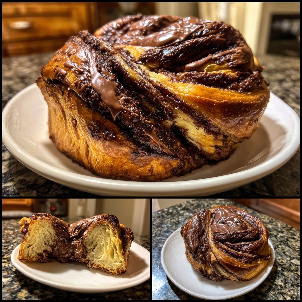 Brioche Mit Schoko Wirbel